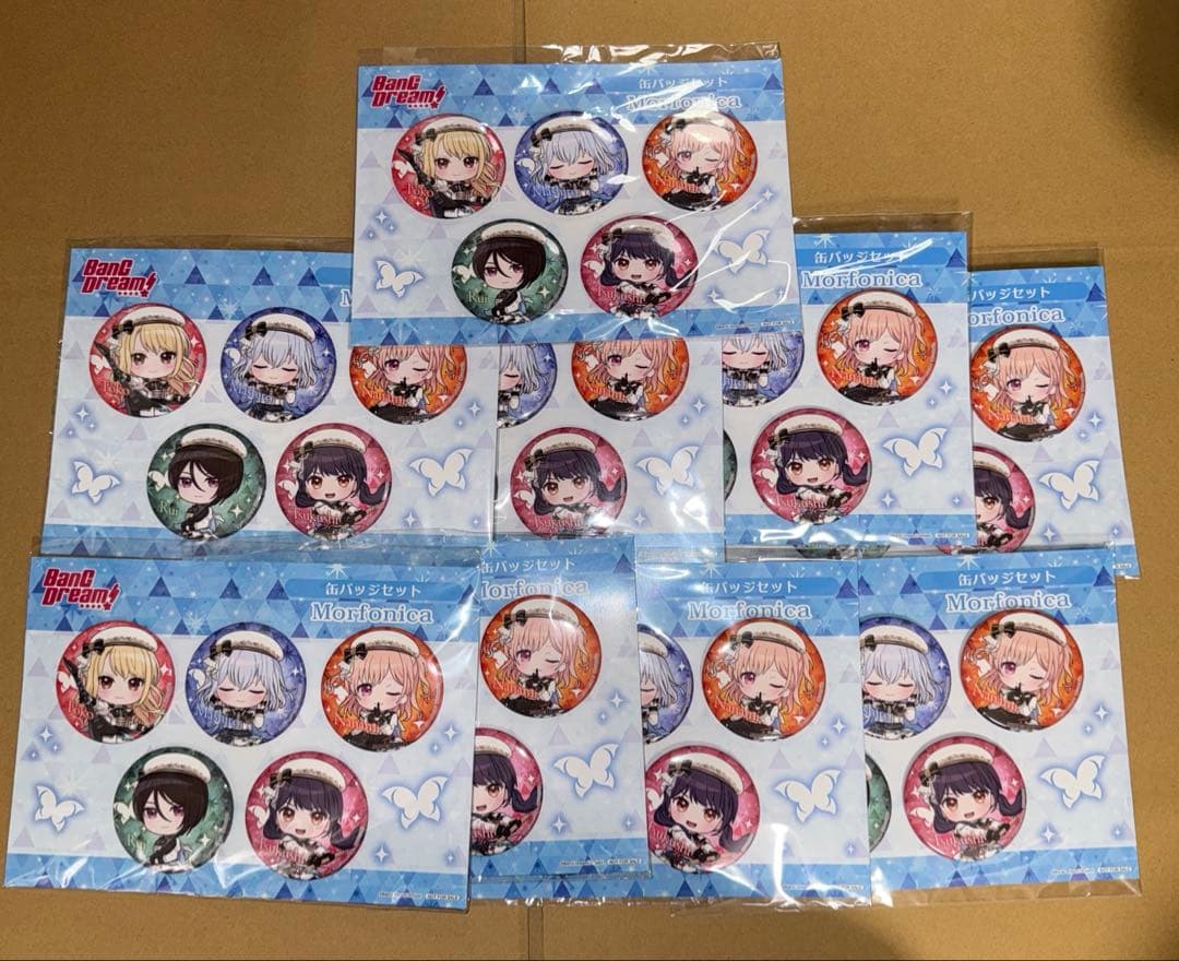 バンドリ 秋葉原 ゲーマーズ限定 Morfonica 限定缶バッジ5種セット*9