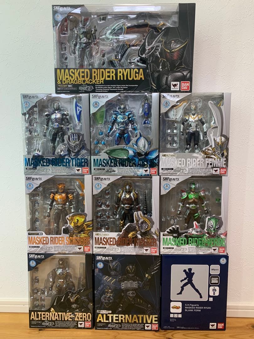 S.H.Figuarts　仮面ライダー龍騎　リュウガ　ファム　他10セット