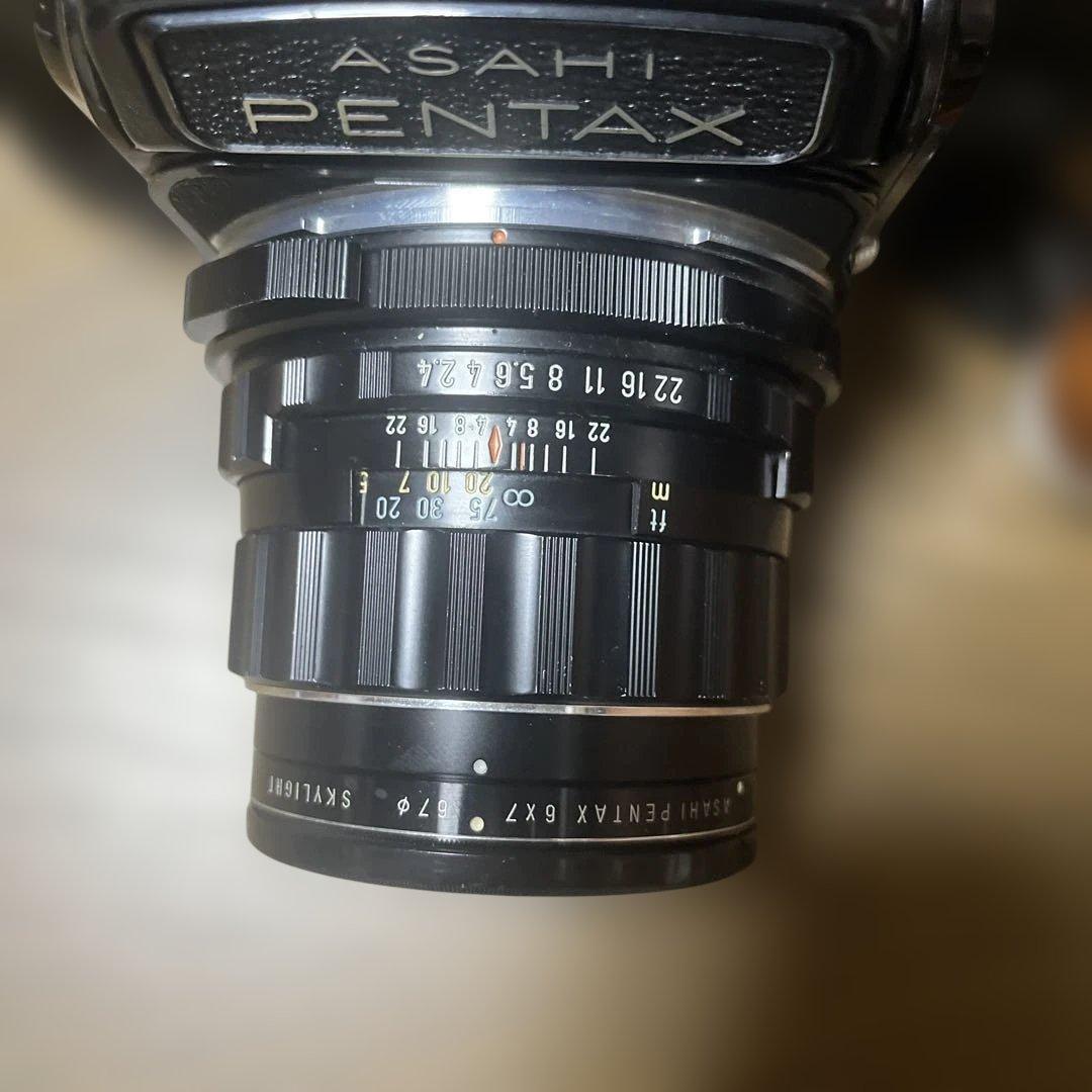 ASAHI PENTAX 中判カメラ TAKUMAR 67 105mm バケペン