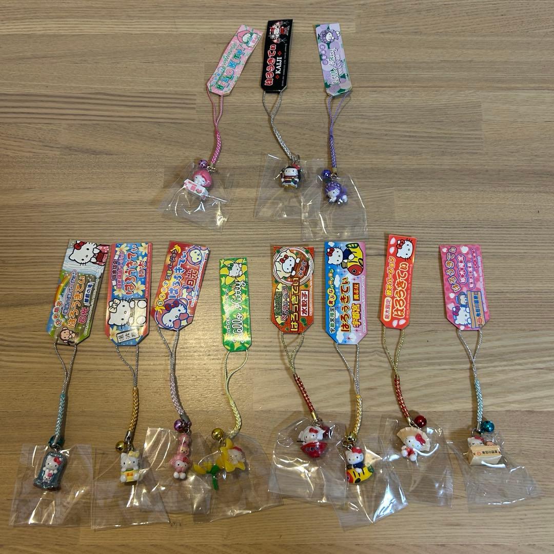 ご当地キティ　根付けストラップ138個+おまけ