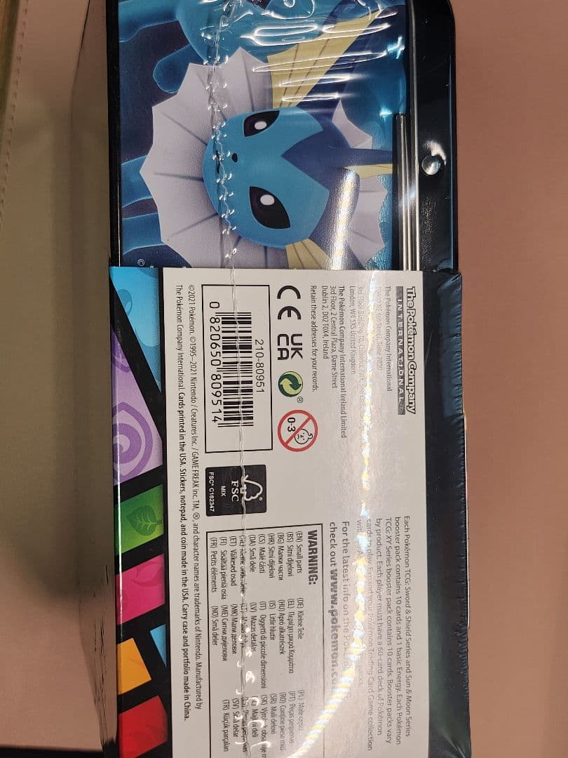 ポケモンカードゲーム イーブイ トレジャー缶