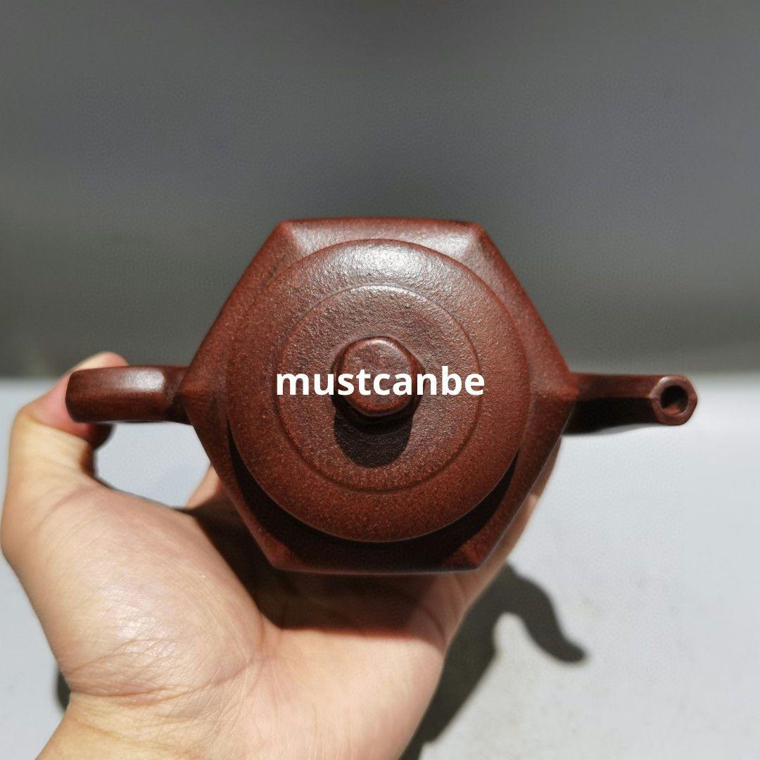 茶器 六方紫砂壷茶壺 煎茶器 茶道具 工芸品 置物