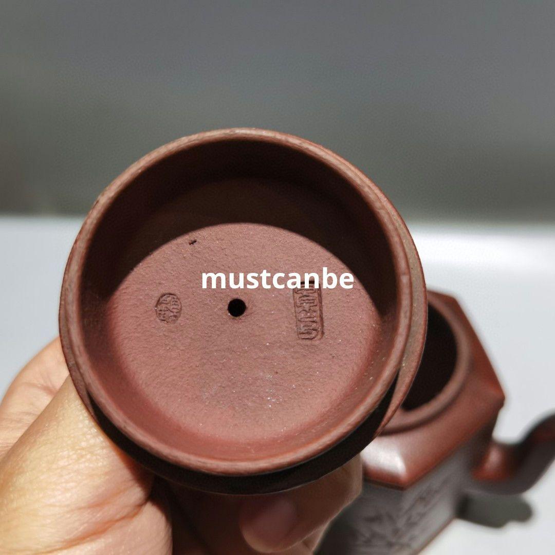 茶器 六方紫砂壷茶壺 煎茶器 茶道具 工芸品 置物