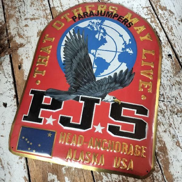 イタリア パラジャンパーズ PJS ブリキ サインボード 看板 店舗 什器