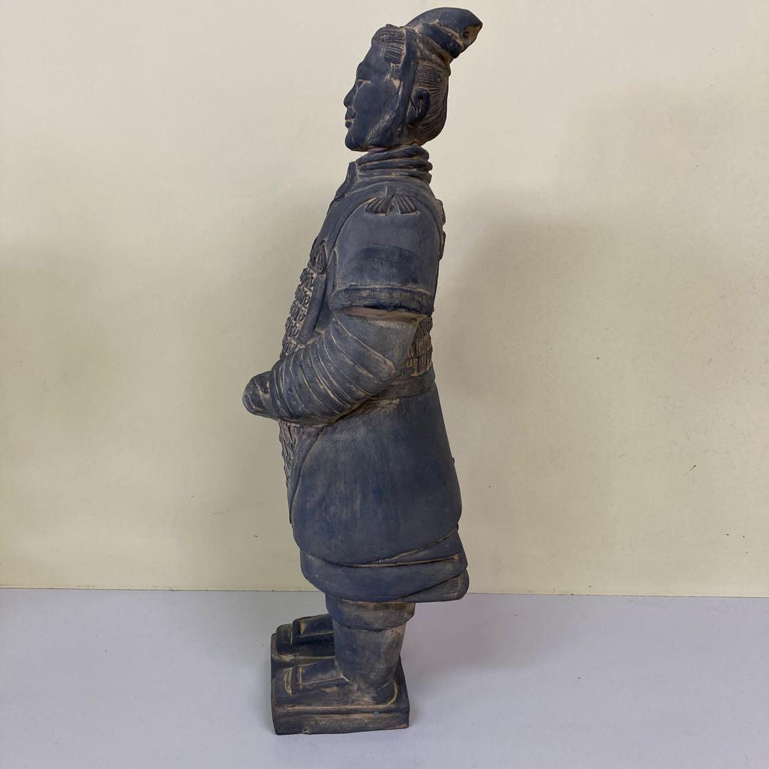 E4 兵馬俑 置物 オブジェ 始皇帝 始皇帝陵 秦の始皇帝 将軍 武官 中国骨董