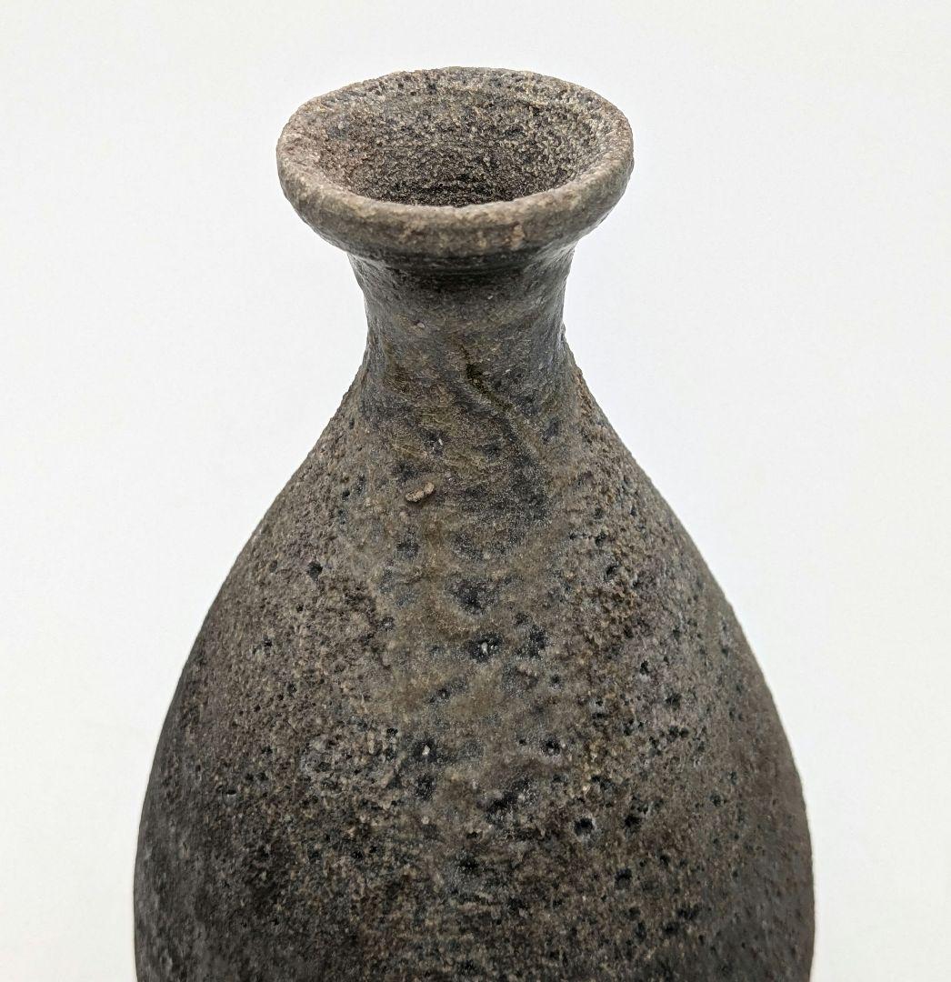 岡山県重要無形文化財 山本出 備前焼 徳利 とっくり 酒器 花器 一輪挿し花瓶