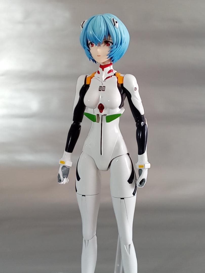 30MP 綾波レイ(プラグスーツVer.) 全塗装完成品　アクションベース付き