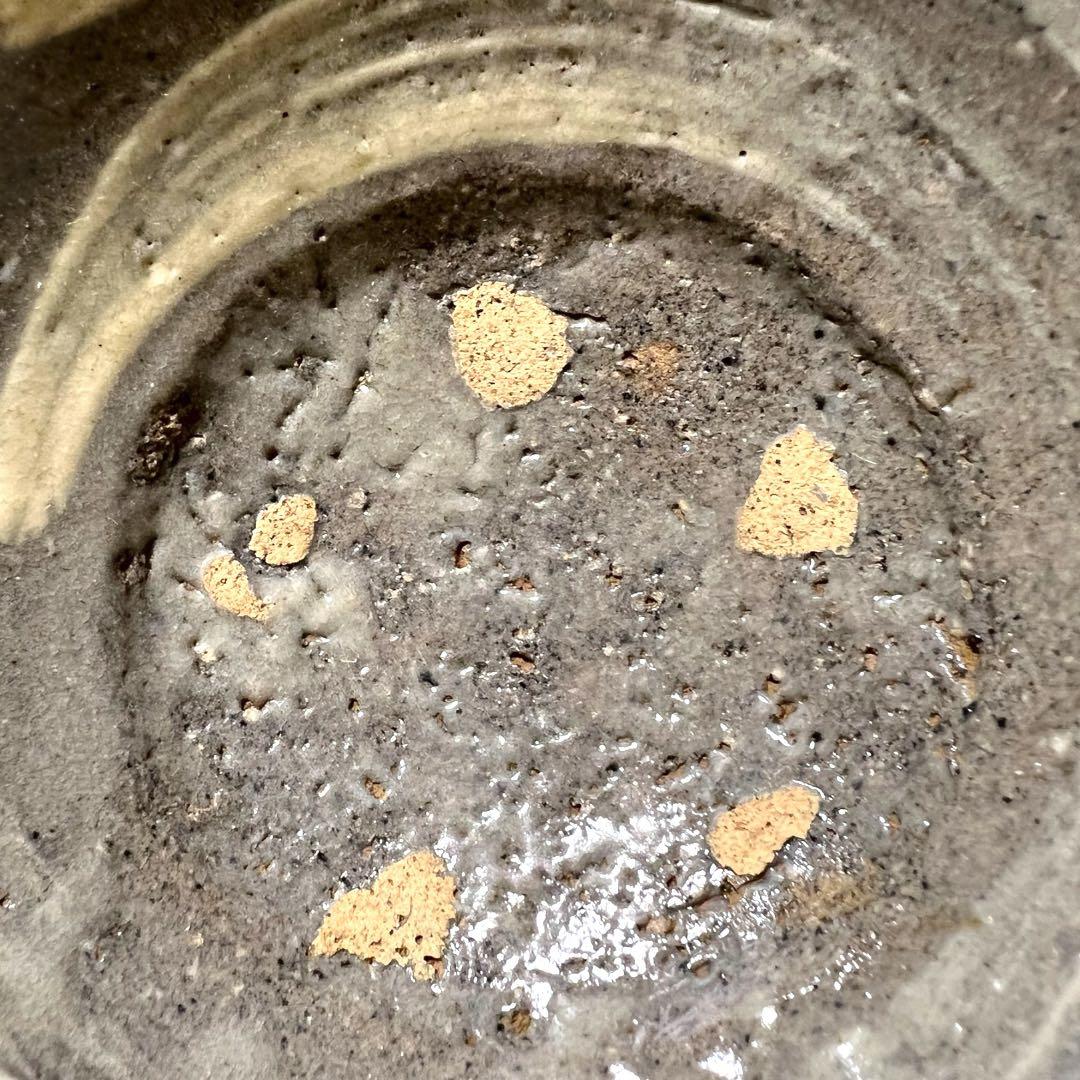 《極美品》茶道具 韓国人間文化財 池順鐸 高麗茶碗 平茶碗 茶碗 共箱 栞付