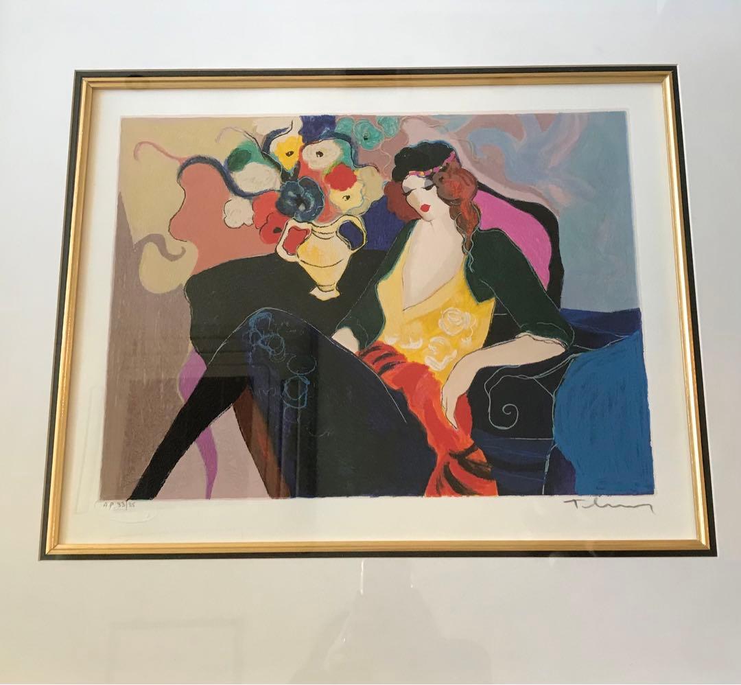 アイザックターカイ Itzchak Tarkay リトグラフ 額装 エディション