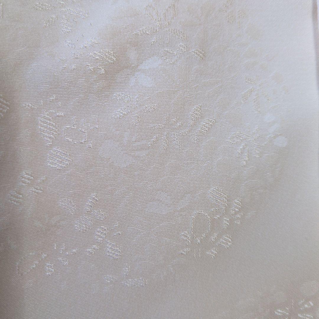 七五三３歳正絹手縫いの被布（花輪柄入り）中綿無し