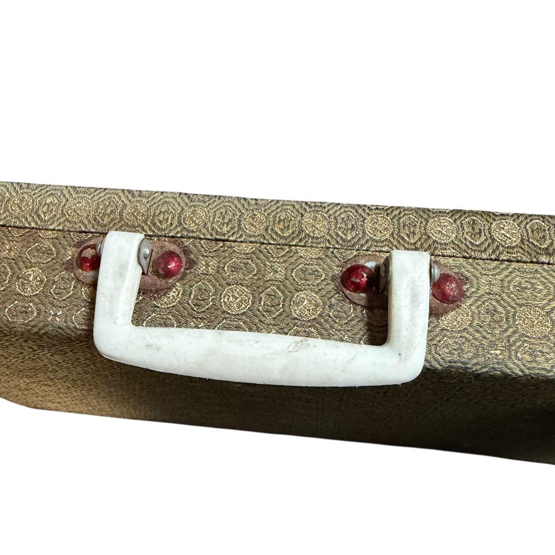 中国 高級 麻雀牌 竹牌 花牌付 ケース入 昭和レトロ