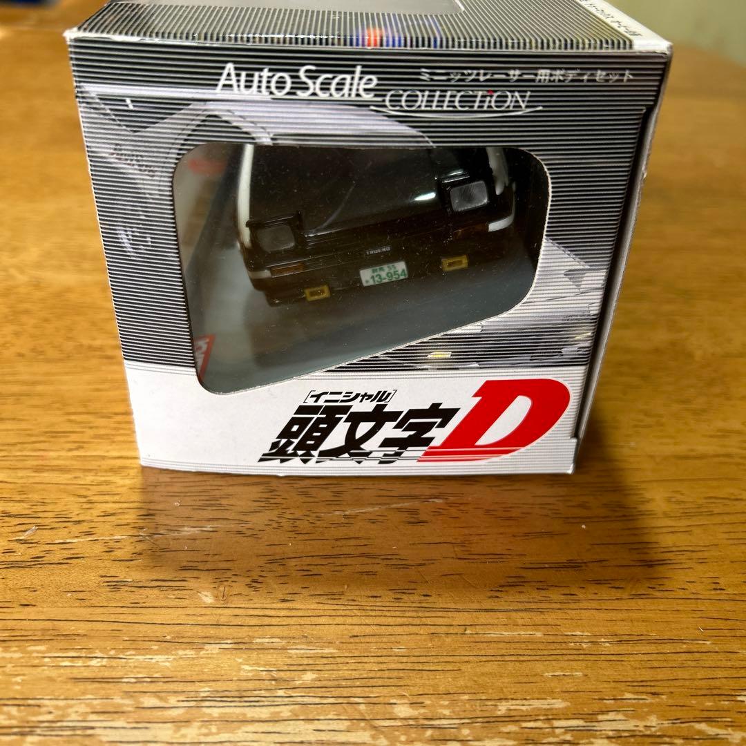 新品 未使用　京商 頭文字D AE86トレノ カーボンボンネット仕様