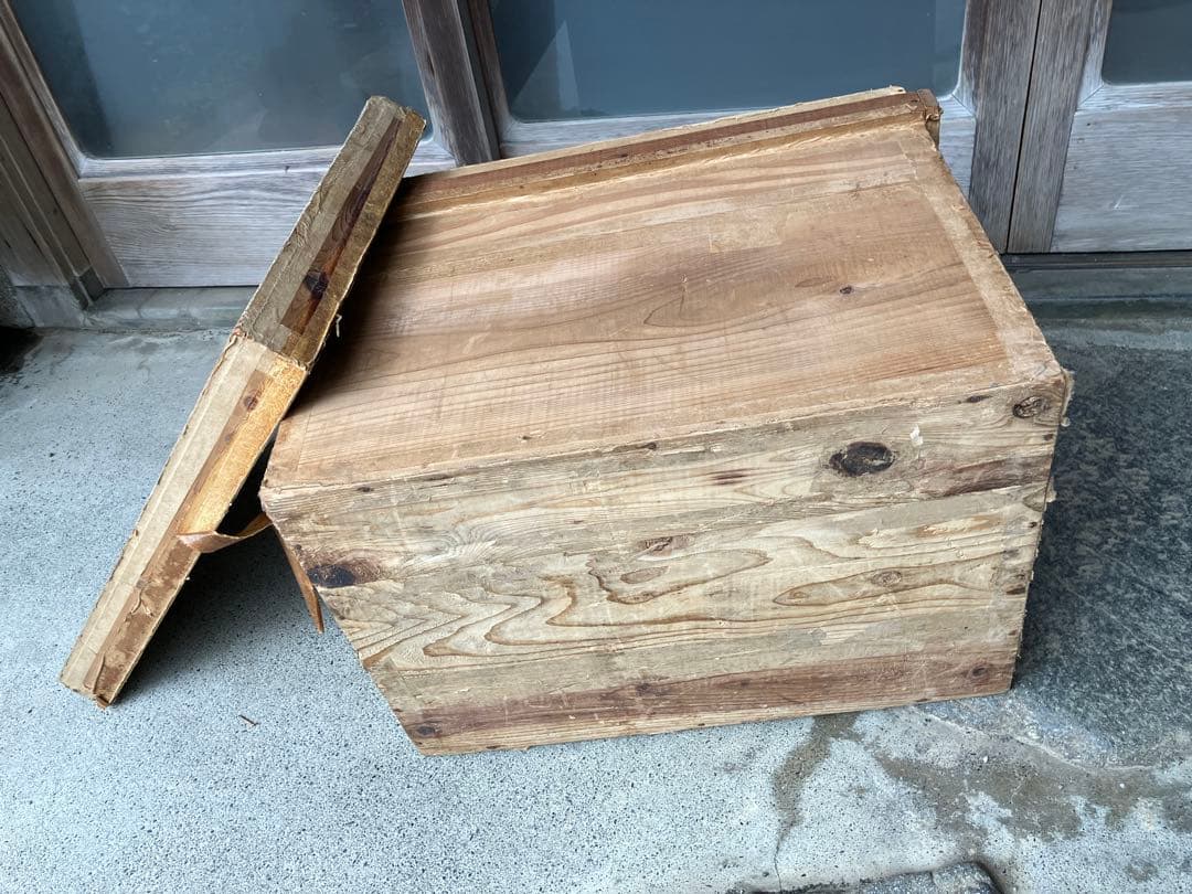 まいまい 木製 茶箱 2個セット　昭和レトロ【お値下げしました】