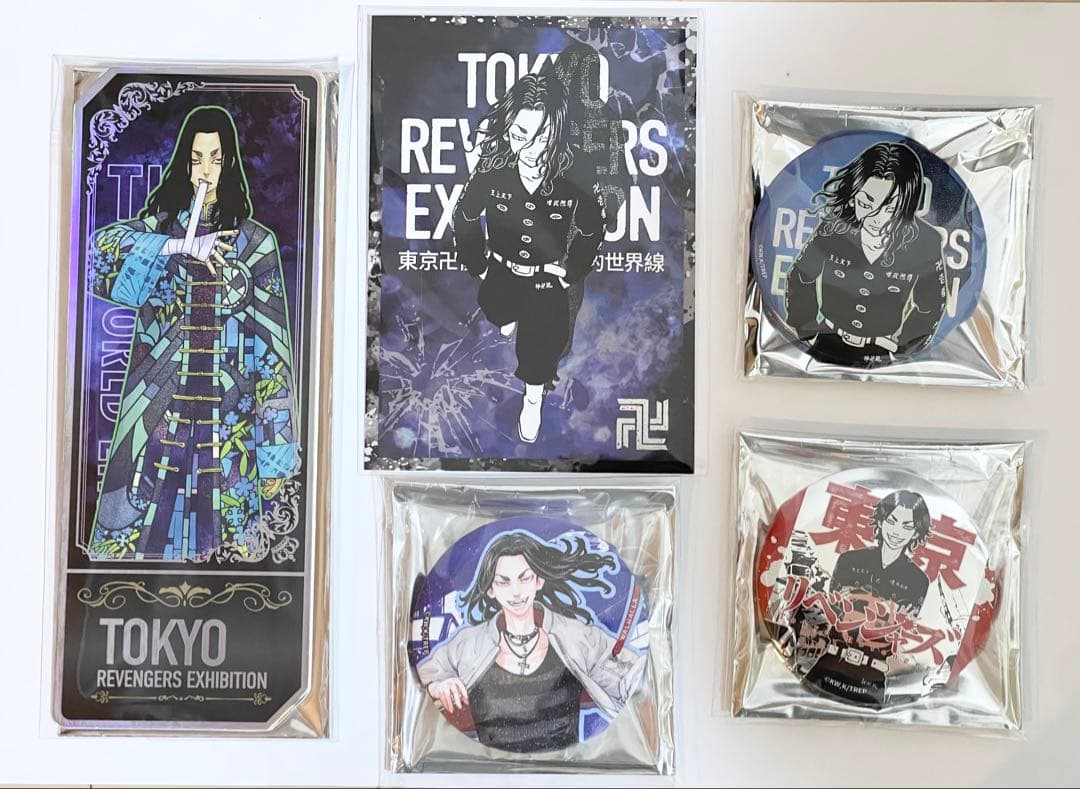 東京リベンジャーズ　台湾　高雄　カード　缶バッジ　ポストカード　場地圭介