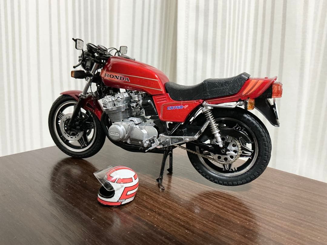 バリバリ伝説 巨摩郡CB750F 1/12プラモデル完成品