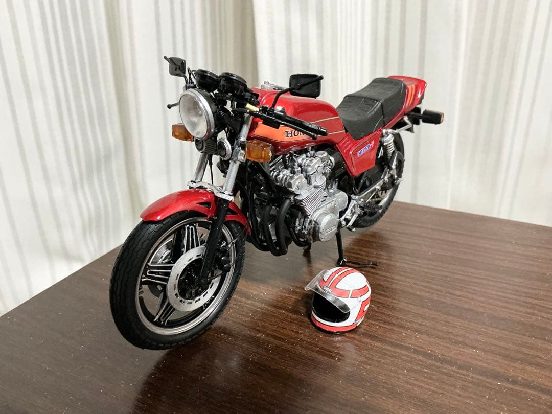 バリバリ伝説 巨摩郡CB750F 1/12プラモデル完成品