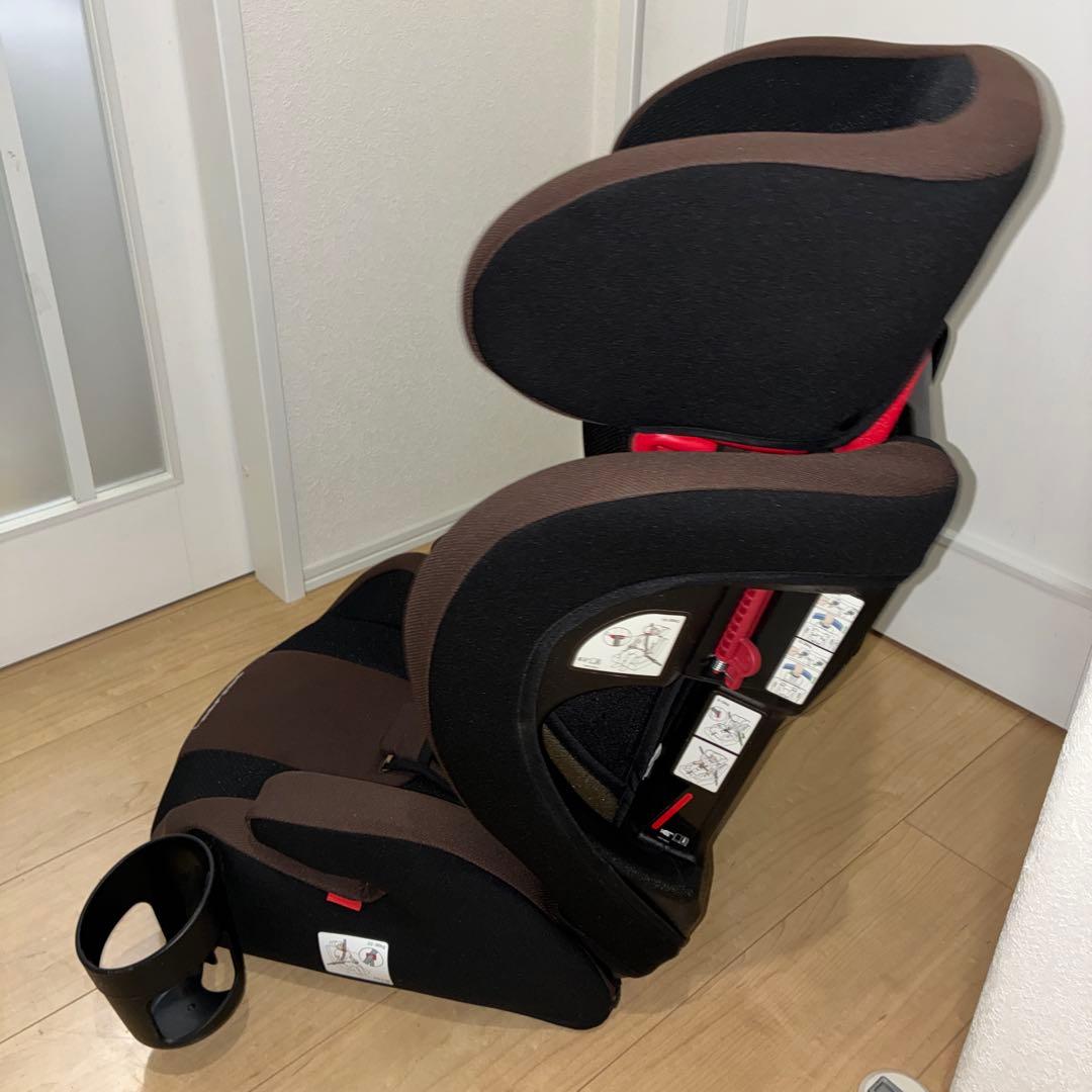 美品　RECARO チャイルドシート ブラウン　上位機種　HERO搭載機種