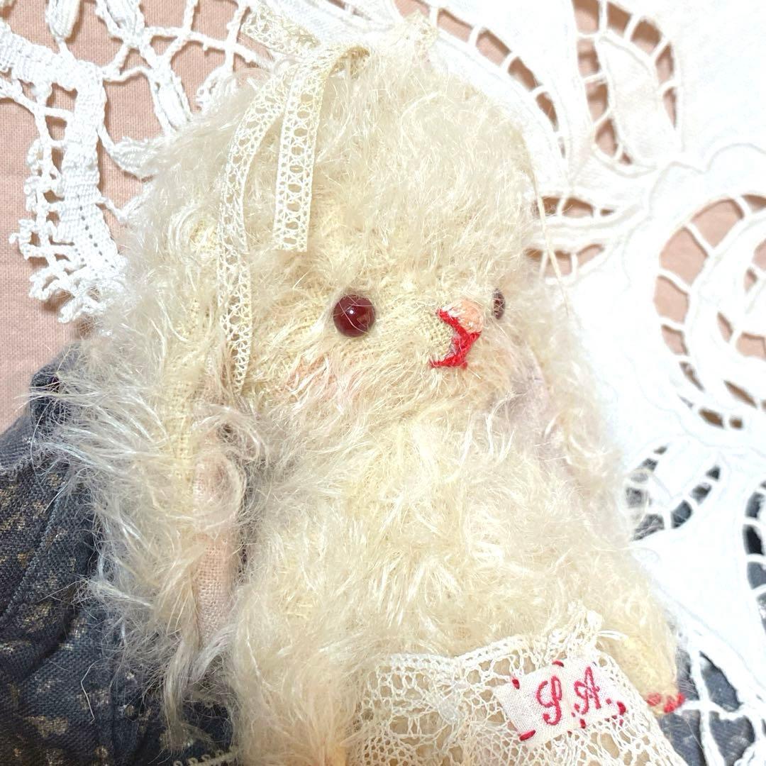 テディベア ハンドメイド ai bear 14.5㎝ うさぎ ロップイヤー 作家