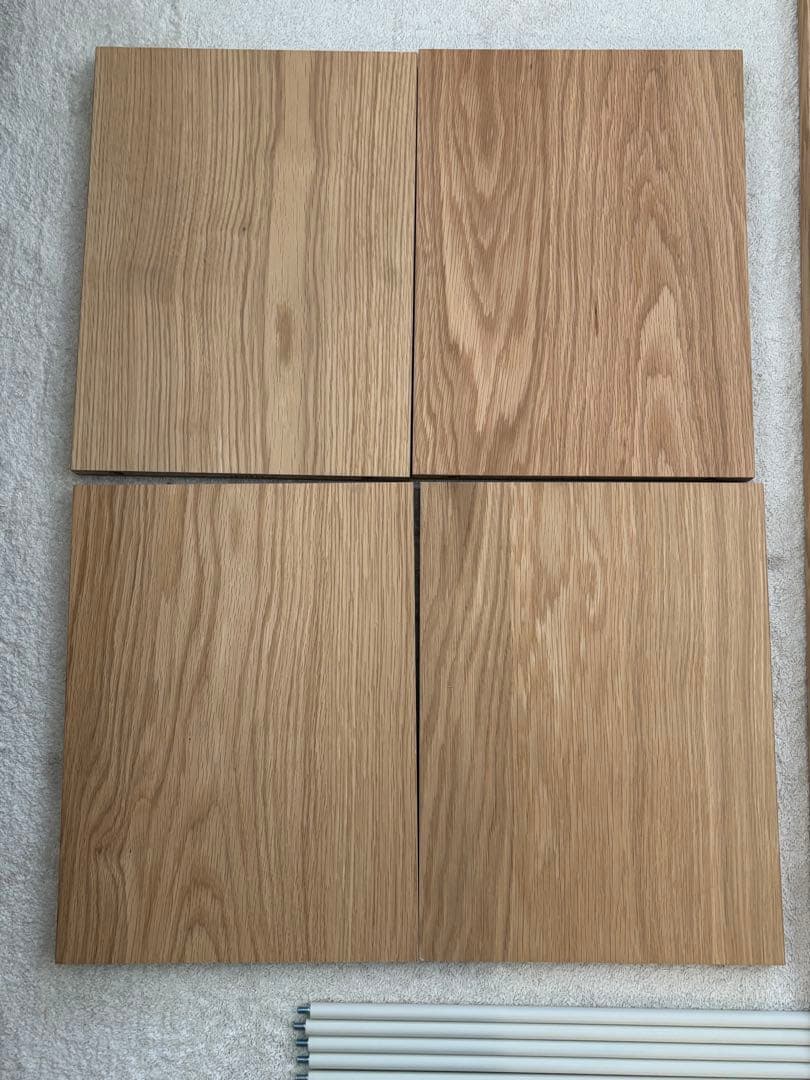 無印良品　スタッキングシェルフ・追加３段・オーク材