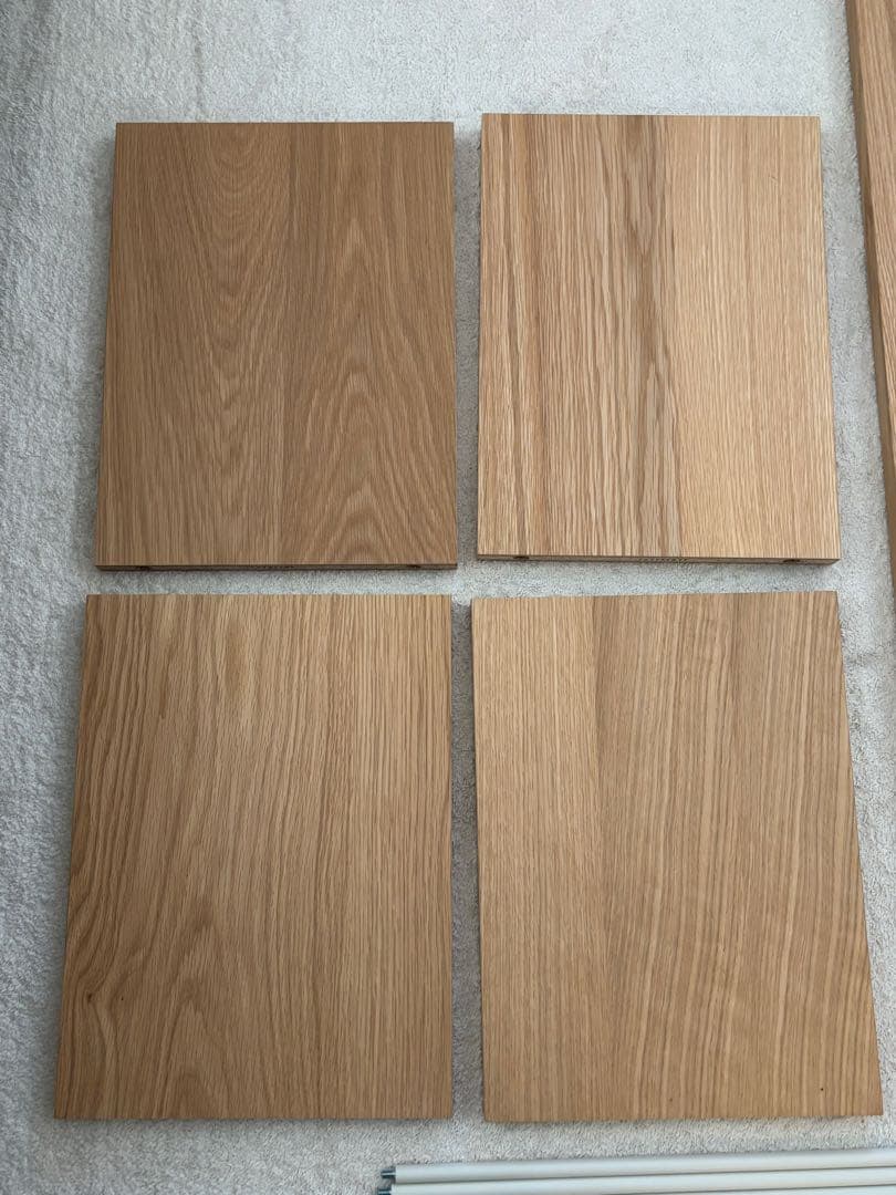 無印良品　スタッキングシェルフ・追加３段・オーク材