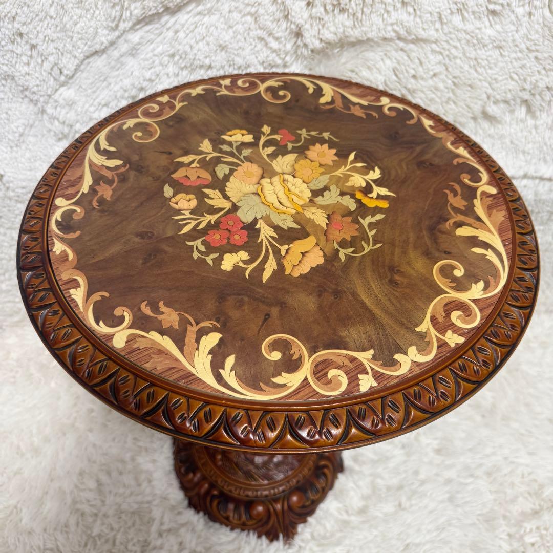 天使のテーブル ロココ調 アンティークテーブル サイドテーブル ①