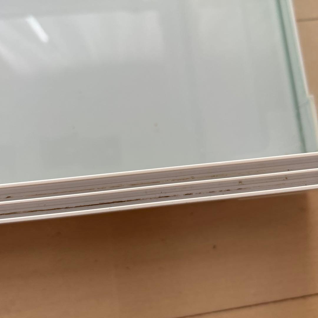 飼育ケージ 透明ガラス メッシュ蓋付き　付属品3個　爬虫類ケージ