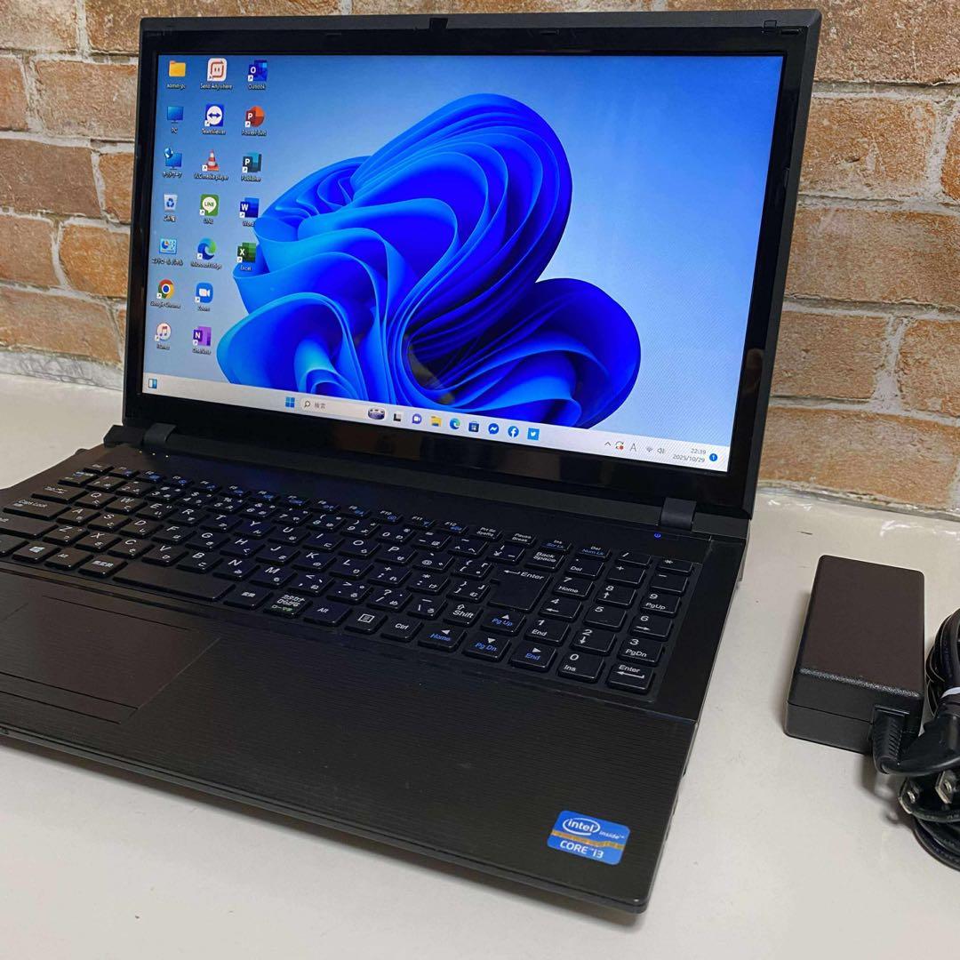 NOTEBOOKノート PC Core i3 DVD　オフィス2024年付