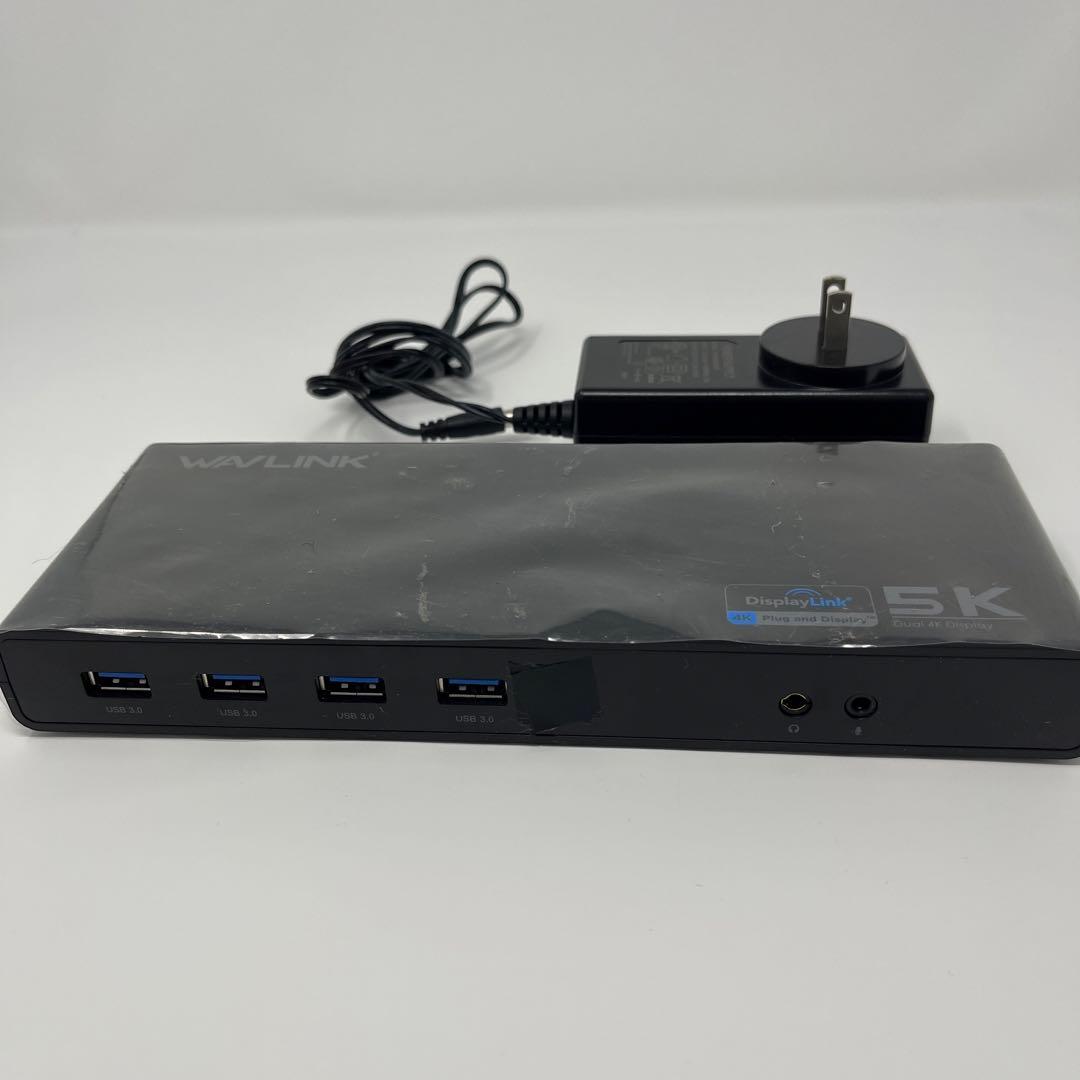 WAVLINK USB3.0 ウルトラ5K ドッキングステーション デュアル4K