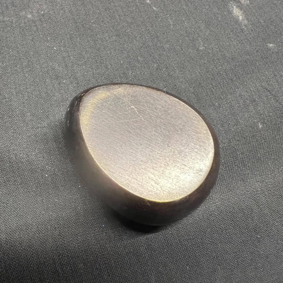 〇Ea右1034 水滴 すいてき 書道 真鍮 ナス