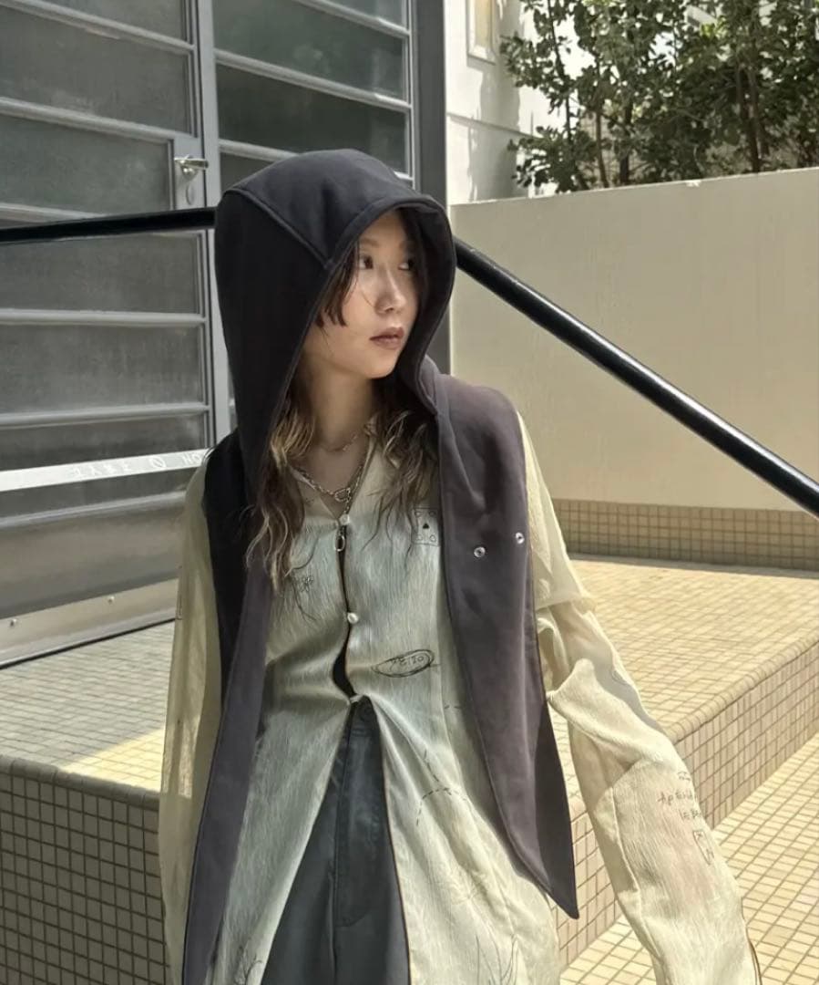 小物 UND SWEAT TIE HOOD