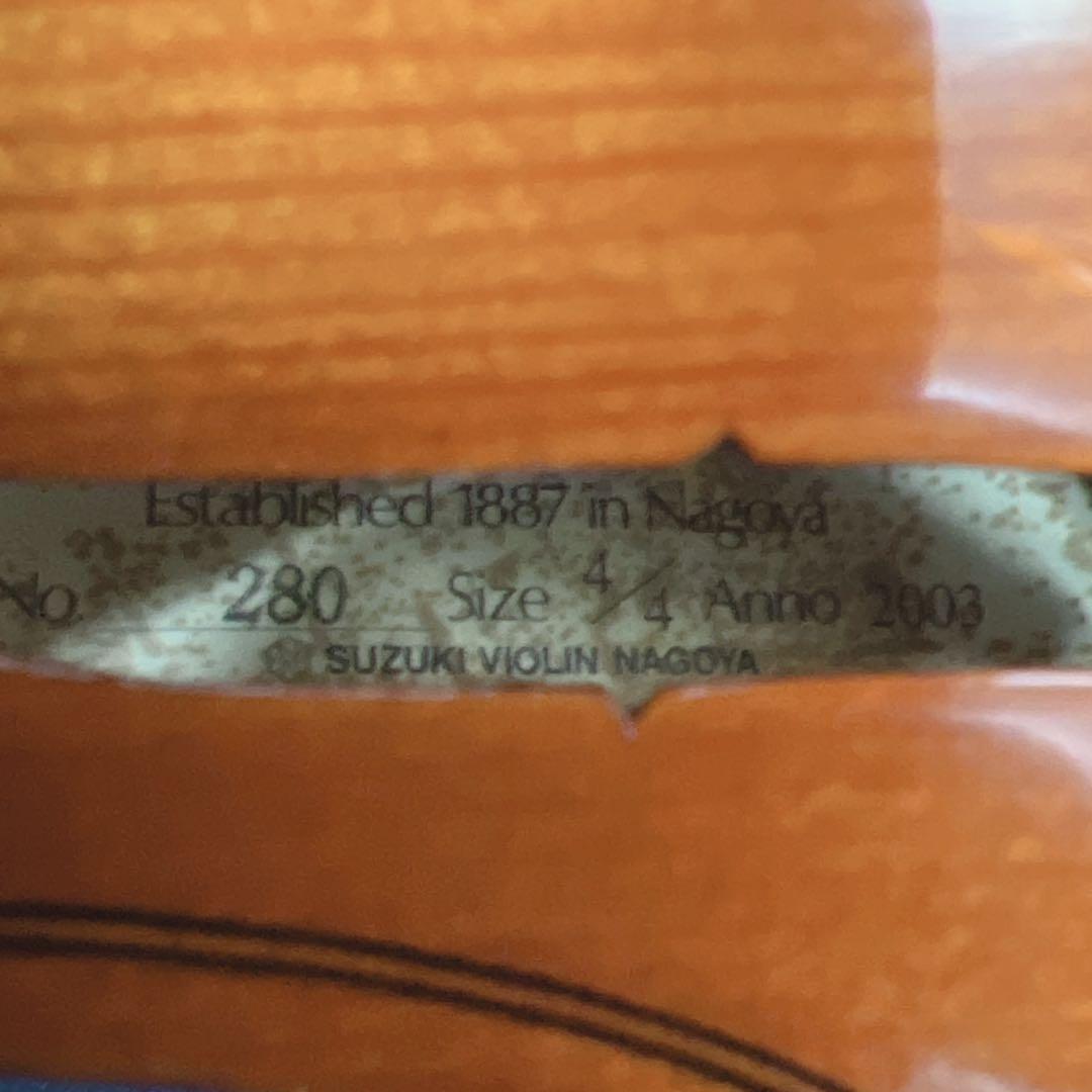 SUZUKI No.280 4/4 2003年 バイオリン 弓 杉藤