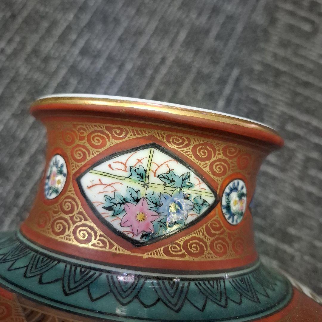 九谷焼金襴手大花瓶