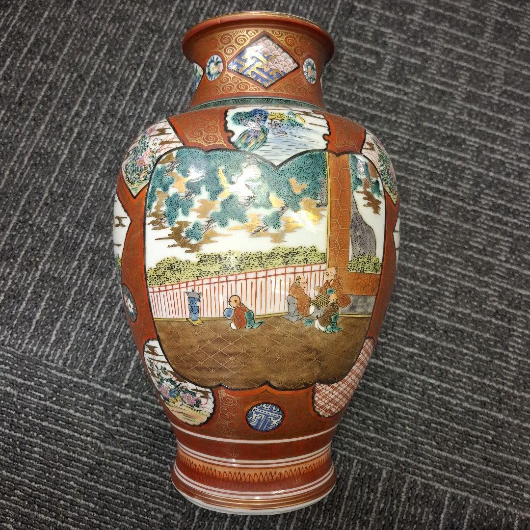 九谷焼金襴手大花瓶