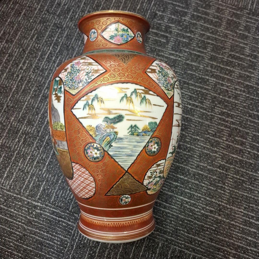 九谷焼金襴手大花瓶