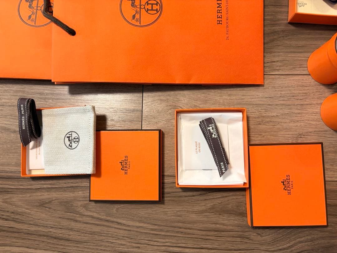 HERMES ショッパー　ギフト包装用アイテム セット