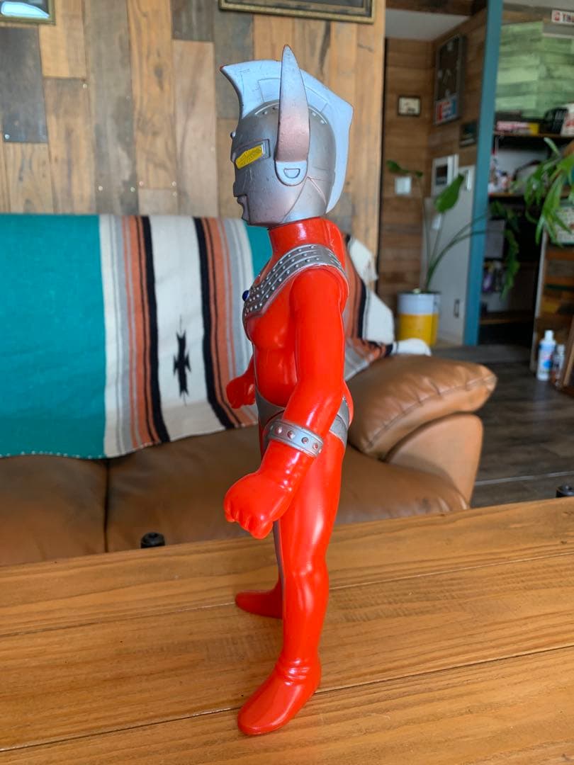 ポピーグレートザウルス　ウルトラマンタロウ　当時物ソフビ