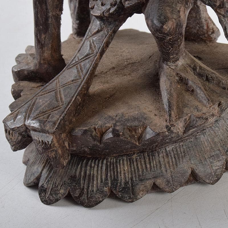 バリ島　インドネシア　木彫　ガルーダ像　置物　N　8580