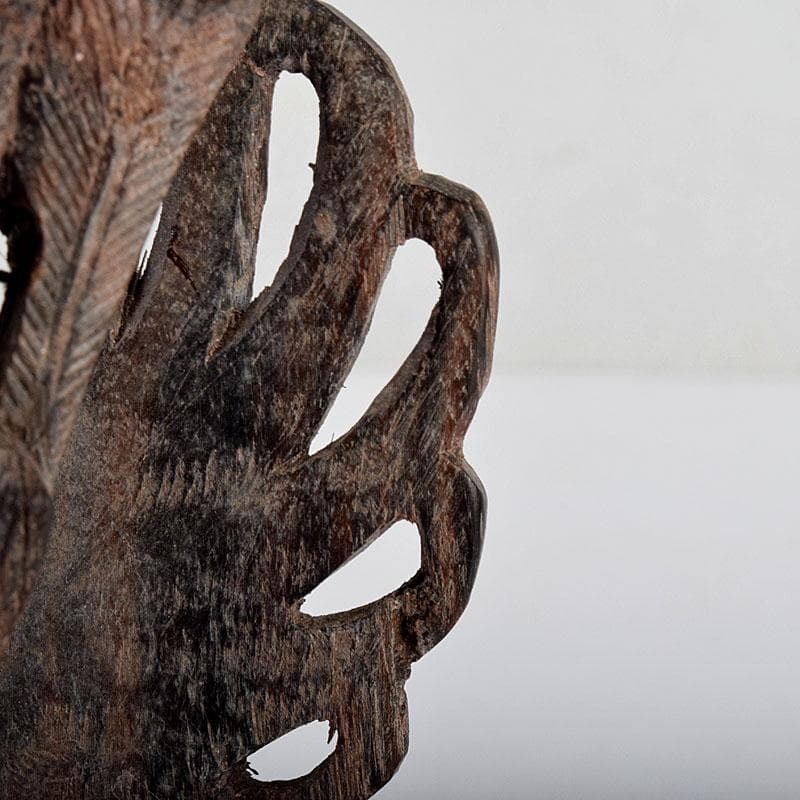 バリ島　インドネシア　木彫　ガルーダ像　置物　N　8580