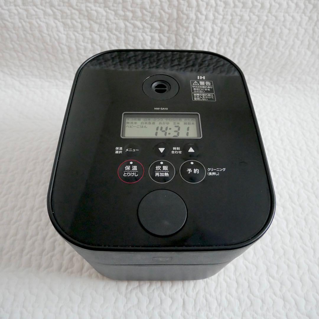 象印 STAN NW-SA10 炊飯器 黒 IH ブラック