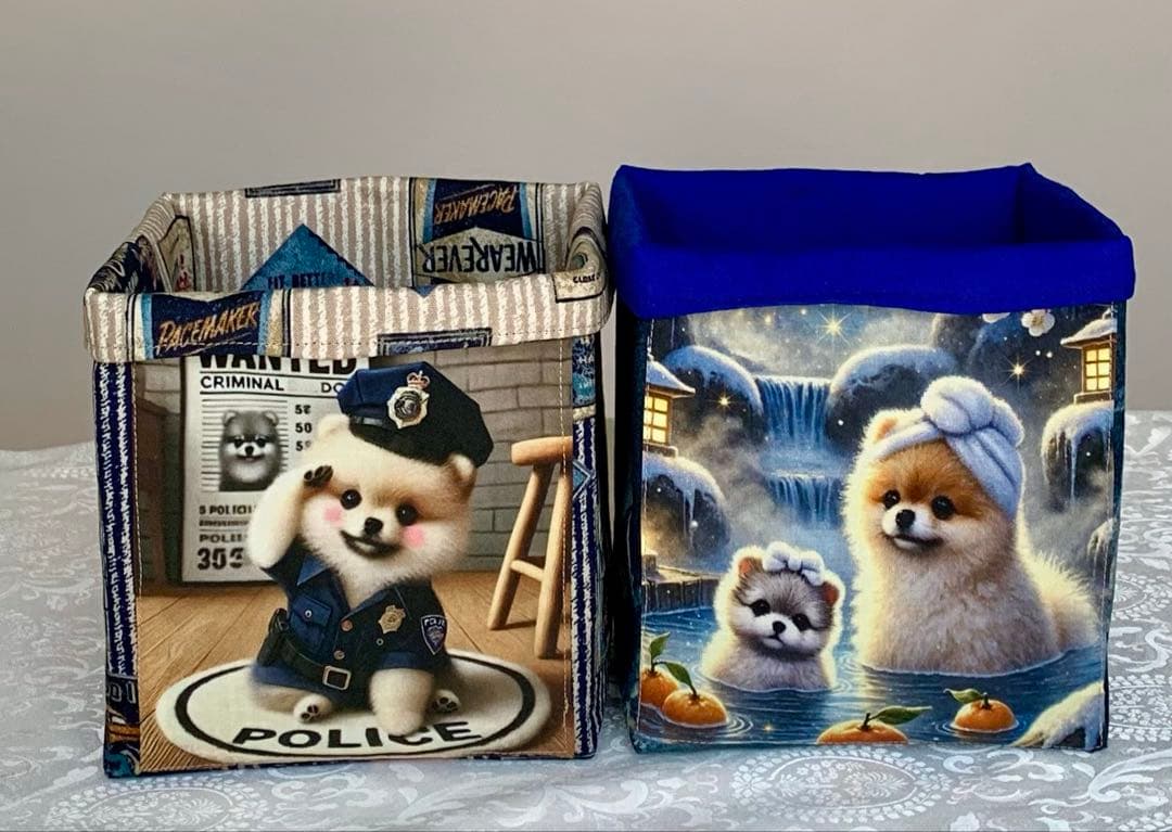 Guri　みんなでごろ寝わんこ　小物入れ