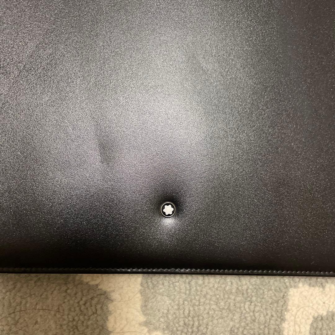 モンブラン黒 スプリングファイル 内ポケット付き