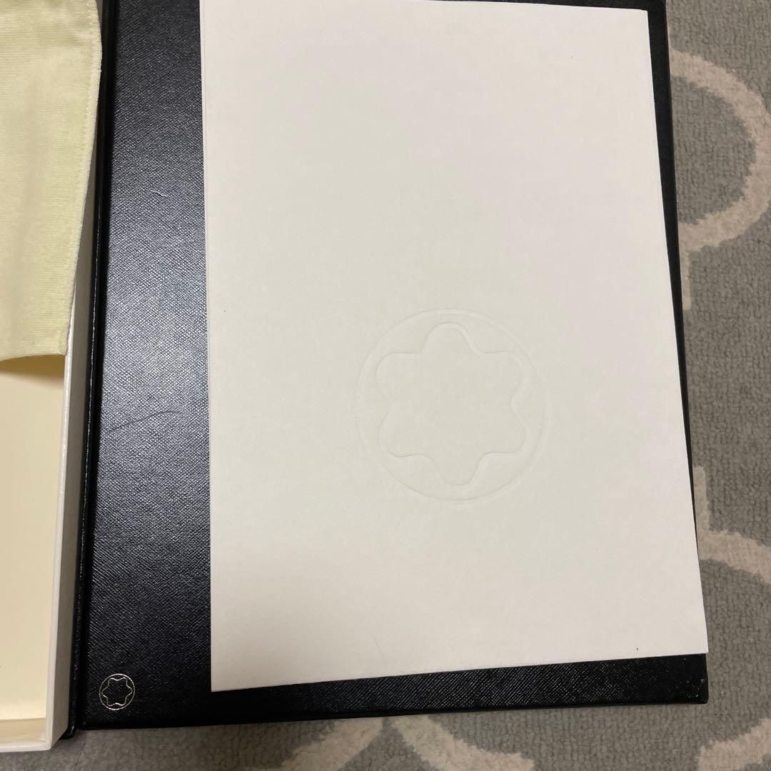 モンブラン黒 スプリングファイル 内ポケット付き