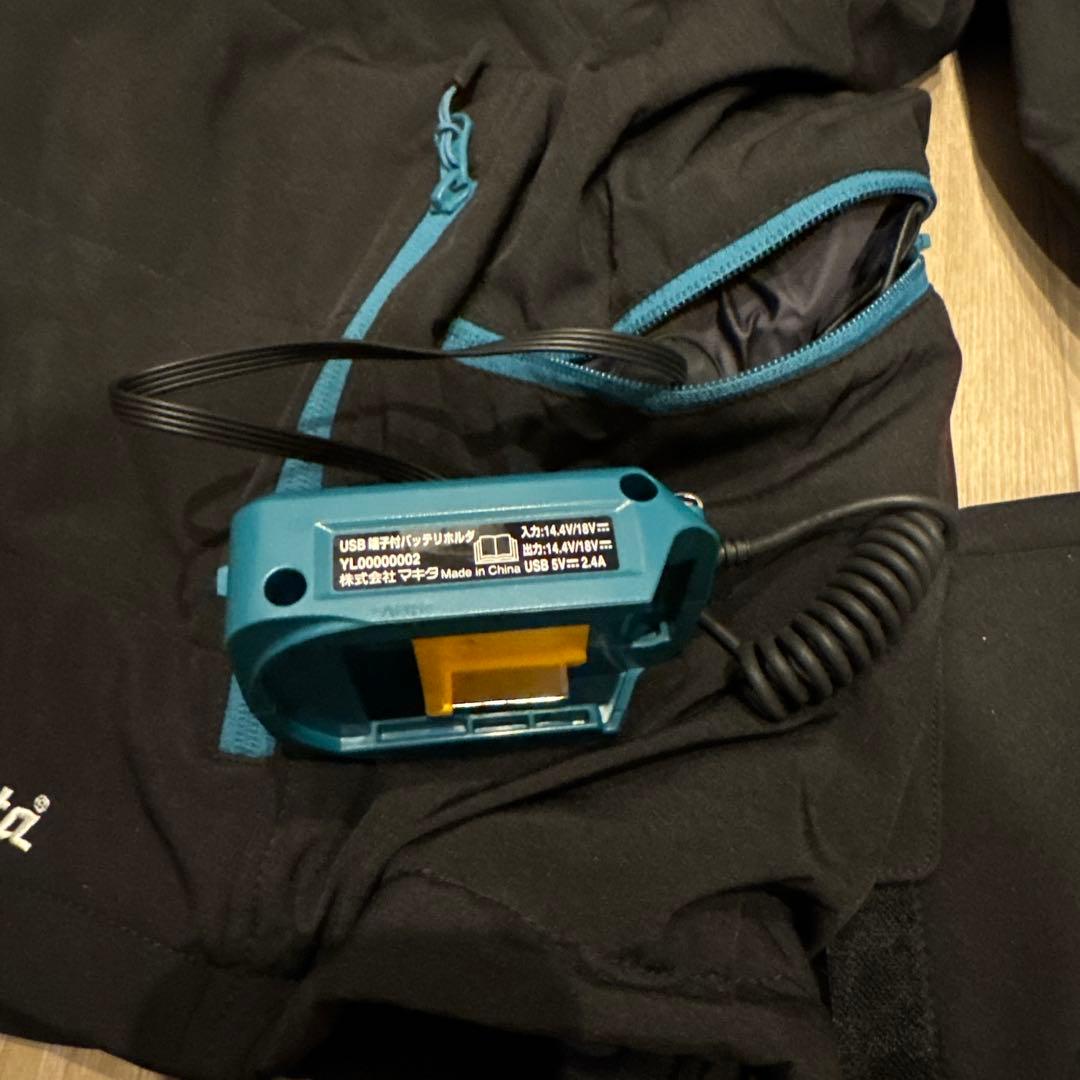 マキタ　充電式暖房ジャケット CJ205DZ バッテリーホルダ付