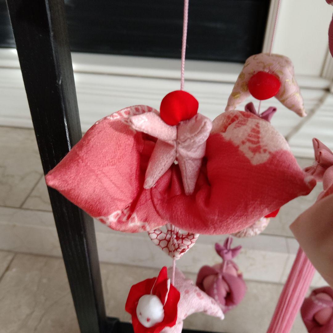 吊るし飾　✿台付✿　吊るし雛　ちりめん細工　ハンドメイド　ひな祭り