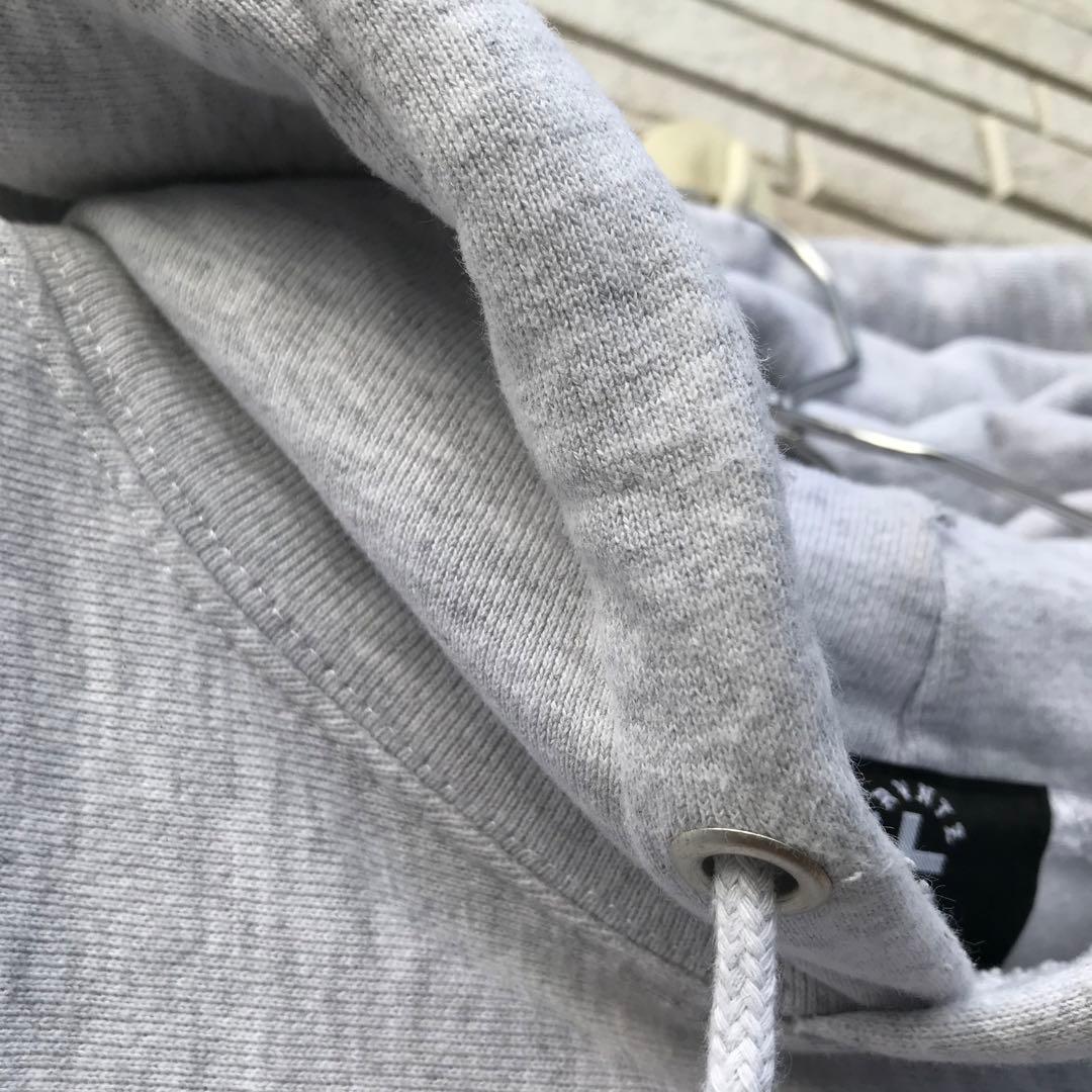 PHATRNK×SRVNTZ　パーカー　XL　アッシュグレー　ブルー