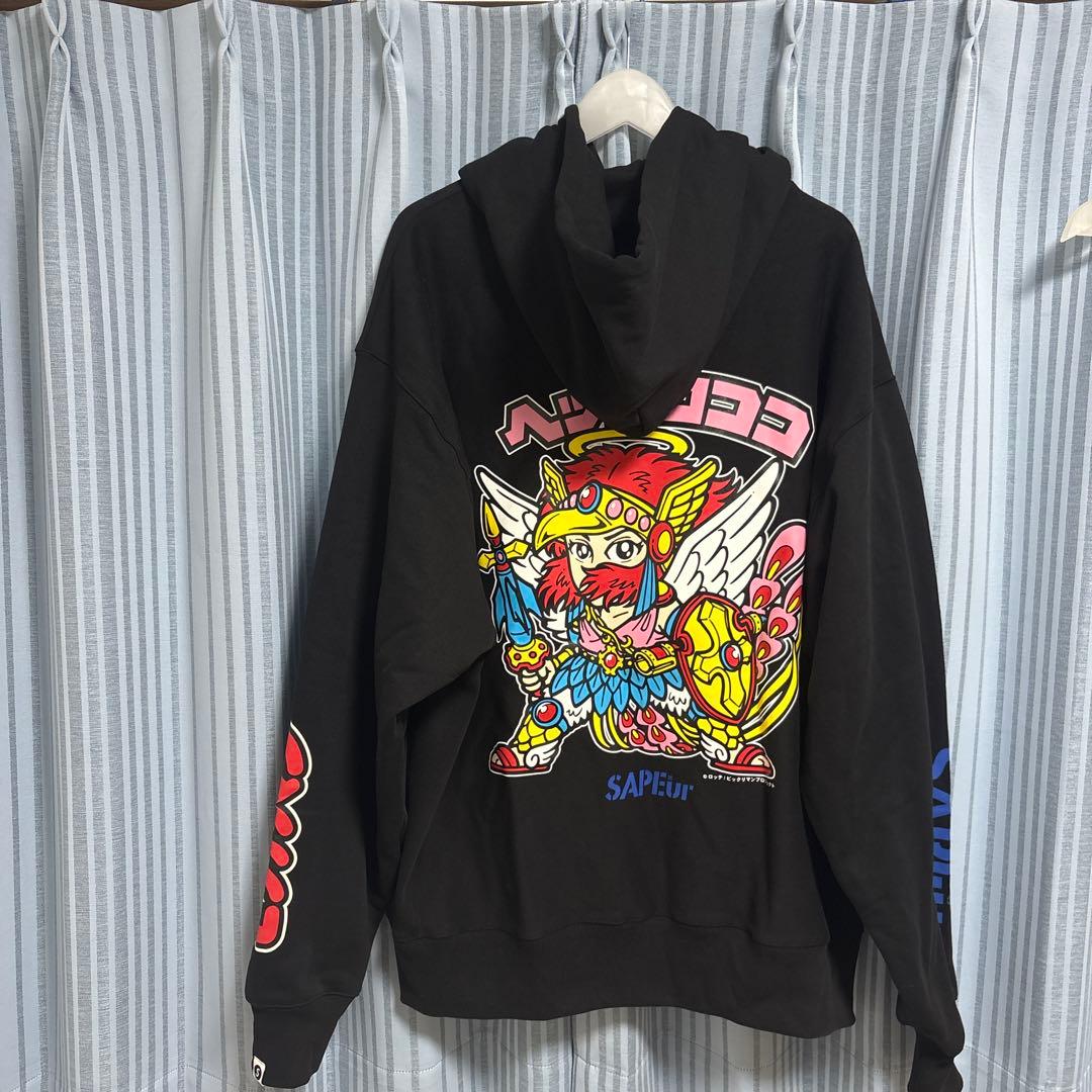 SAPEUr ビックリマン パーカー XXL フーディー ヘッドロココ サプール