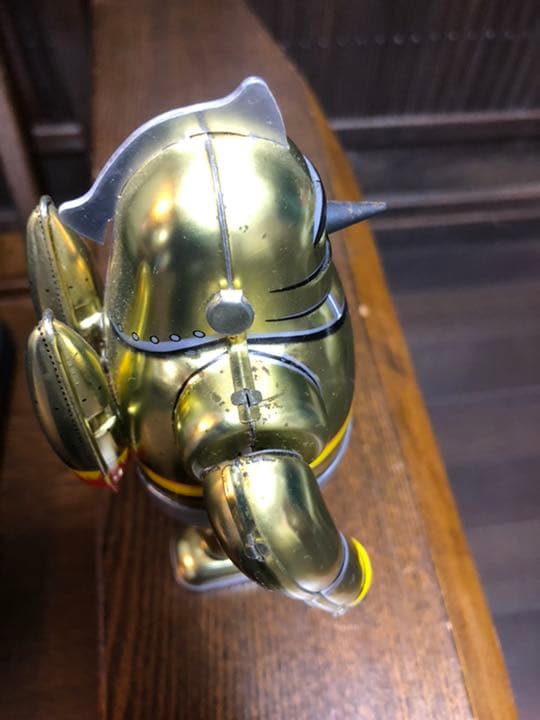 【新品・未使用】鉄人28号NO1 大阪ブリキ 10周年記念版 ゴールド