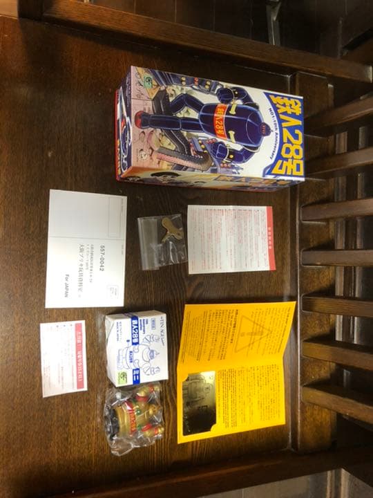 【新品・未使用】鉄人28号NO1 大阪ブリキ 10周年記念版 ゴールド