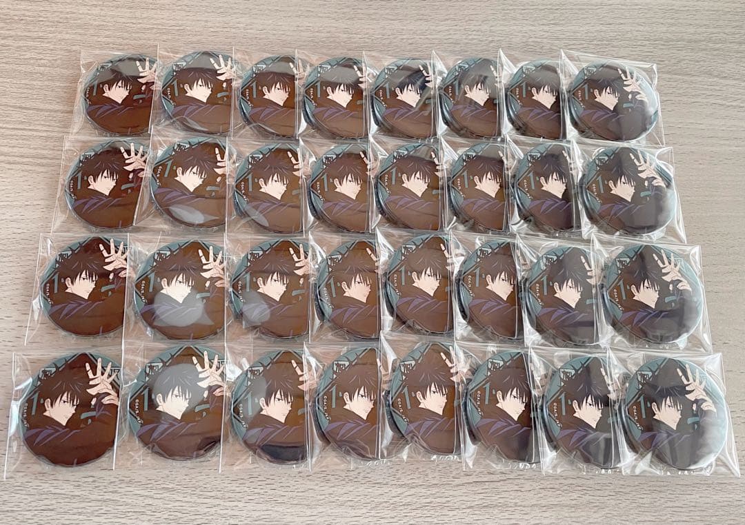 呪術廻戦　大交流会　MAPPA SHOWCASE　伏黒恵　缶バッジ　60点