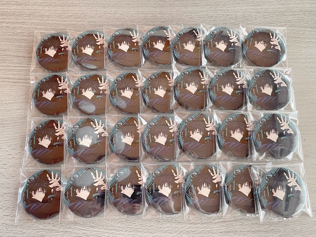 呪術廻戦　大交流会　MAPPA SHOWCASE　伏黒恵　缶バッジ　60点